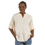 Thin Stripe Placket Shirt - Lemon L xl