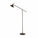Luca Metal Floor Lamp Black White Grey - Grey Copper