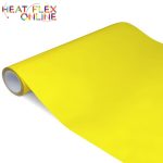 Classic Matt Lemon Yellow Heat Transfer Vinyl 500MMX1M