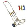 Folding Hand Truck Aluminum Telescopic Rod Foldable Roller Shopping Trolley