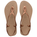 Havaianas Ladies Luna Sandals Rose Gold - 8-8.5 41-42