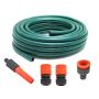 1/2 Garden Hose With Fittings 20M Grey & Orange - Hurricane