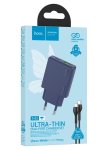 Hoco N45 Dual Port Wall Charger Set PD30W + QC3.0 Cable Set Type C To Type C