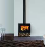 C&a Cristal 69 - Freestanding Fireplace 8-13KW - Wood Log Holder Base
