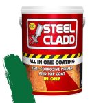 Steel Cladd All-in-one Water Based Green 1L Livestainable