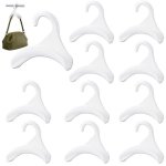 Cohortstar 10 Pcs Purse Hanger Hook Purse Organizer Insert Hanger Holder Handbags Backpacks Arch Hook For Closet Home Storage Wh