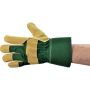 Pigsplit Leather Rigger Gloves 2INCH Cuffs Size 10