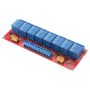 8 Channel Optocoupler Relay Module Board High & Low Trigger 12V