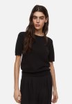 Fine-knit Top - Black