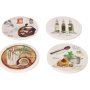 PRINTED COASTERS 10 CM 4 PCE 2027-14
