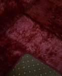 Smte Large Premium Fluffy Carpet rug Maroon With Keychain