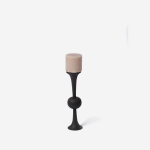 Bobbly Candle Holder - Black - Small - 2 Ball