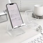 Acrylic Transparent Mobile Phone Stand Tablet Desktop Creative Watching Tv Lazy Portable Multifunctional Mobile Phone Stand Simp