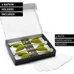 Napkin Holders Set 4 Premium Original Design Lifestyle Home Bar Party Desk Decor