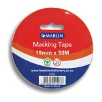 Marlin Masking Tape 19MM X 50M Pack Of 12