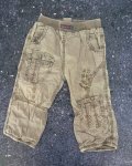 Naartjie Green Tonal Floral Pants 18 24M