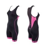 Lizzy Ladies Tri-suit – Hallie Black & Pink