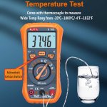 Digital Multimeter Tester Voltmeter Tester Current Resistance On-off Diode Capacitance And Ncv Function Automobile Battery Teste