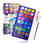 Watercolour Paint Set In A Plastic Case - Student 36 Colour