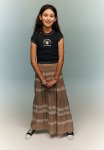 Maxi Skirt - Beige Tie-dye