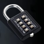 1PC Combination Password Rotary Padlock Durable Alloy Secure Number Code Lock For Suitcase Luggage Drawer Bicycle Travel Cabinet