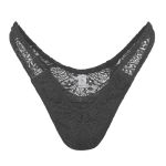 Qoydoy Crossdressing Hiding Gaff Panties Lace Transgender Tucking Shaping Brief Soft Breathable Black 3XL
