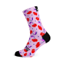 Pink Cherries Socks - Large