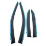 4 Pieces Smoke Window Visor Vent Sun Compatible With Toyota Camry 2018-2019