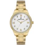 Premium Stainless Steel Gold Men's Watch DK112906-3