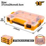 Ingco Plastic Organizer 37X29X6.5CM
