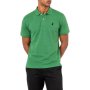 Polo Mens Essential Pique Short Sleeves Golfer In Dark Green - Dark Green / 3XL