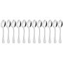 12 Piece Coffee Spoon Zurique Range Stainless Steel Dishwasher Safe