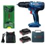 Bosch - Impact Drill Kit GSB180-LI With 41PCE With HD Metal Light 270 Lums