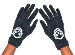 Slaya Logo Gloves Black & Red