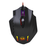 Redragon Impact MMO Gaming Mouse - 12,400 DPI - Black