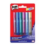 Pritt Glitter Glue Pens Brights 6S