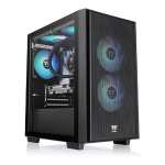 Thermaltake Versa H16 Tg Argb Micro Tower Black Gaming PC Case CA-1Y8-00S1WN-02
