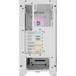 3000D Rgb Airflow White Mid-tower PC Case 2X 3.5" 2X 2.5" Drive Bays Up To 360MM Radiator Compatible 3X 120MM Fan Incl