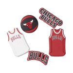 Crocs Nba Chicago Bulls 5 Pack Jibbitz