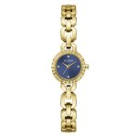 Guess Ladies Siren Gold Tone Analog Watch With Blue Dial