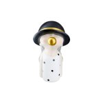 Figure Girls Chewing Gum Motif Resin Black White 25CM