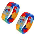 Nakashare Autism Awareness Bracelet Elastic Wristband Autism Bracelet For Women & Men Pack Of 2 Autismo Community Thoughtful Pre