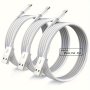 3PCS/1PC For Iphone Charger Cable Lightning Data Cable Original 3-PIECE 6-FOOT Mfi Certified USB A Charging Cable Suitable For Iphone 13 12 11 MINI