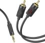 Aux 3.5 Mm Male To Dual Rca Male Audio Conversion Cable Amplifiers Tvs