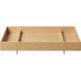 Abento Sectioned Tray In Light Wood Large