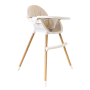 BabyWombWorld 2-IN-1 Convertible Baby High Feeding Chair With Tray Grey
