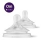 Avent Baby Natural Teats 2 Pieces 0M Plus