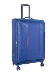 Voyager Synergy Large 4 Wheel Trolley Case-navy - Ys Travel Bags
