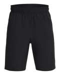 Boys' Ua Woven Graphic Shorts - Black Ylg