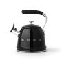 Smeg Whistling Kettle Black CKLW2001BL